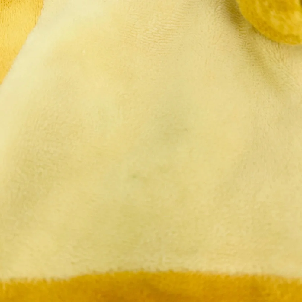 Teddy Bear Lovey Baby Security Blanket Light Brown Paw Print 10.5” Plush Soother